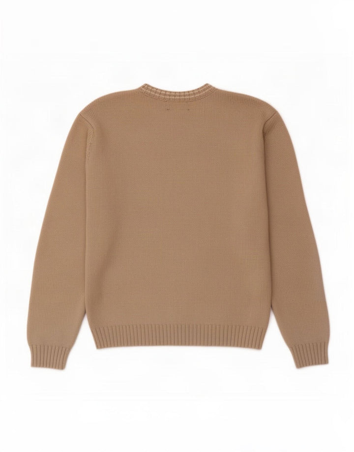 Ανδρικό πουλόβερ Marks & Spencer Blue Harbour Crew Neck Jumper Large Beige