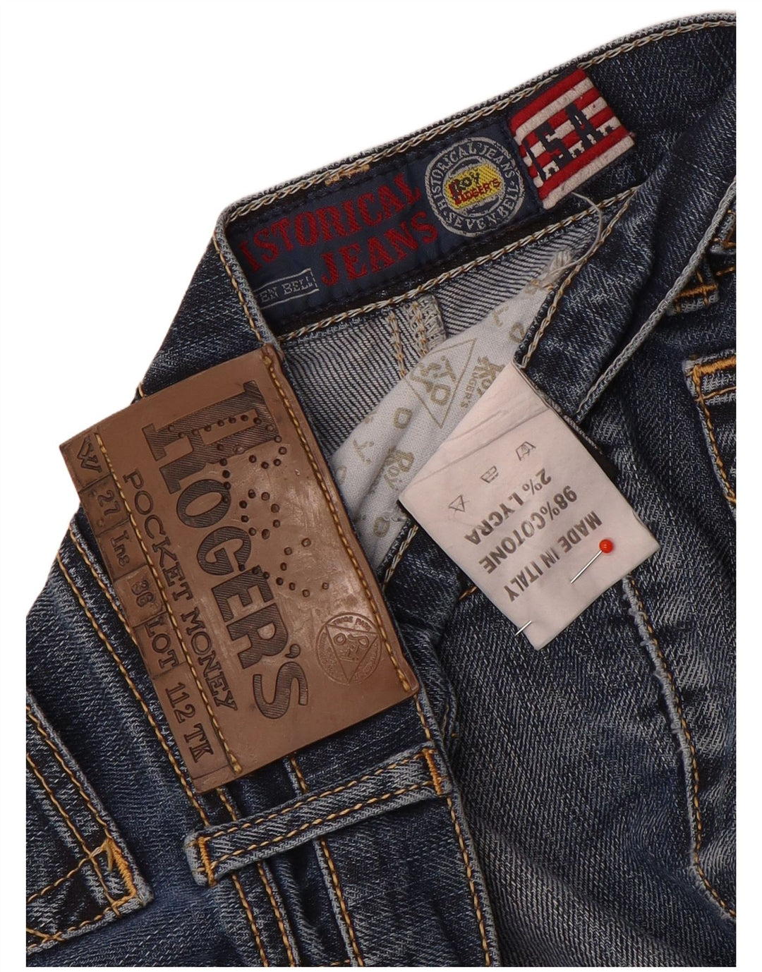 Roy Rogers Γυναικείο Slim Jeans W27 L32 Navy Blue Cotton