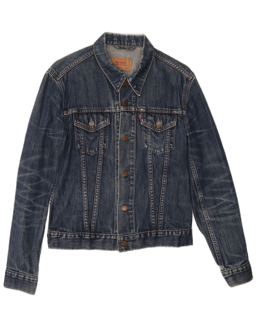Levi's Girls Denim Jacket 11-12 Years Medium Navy Blue Cotton