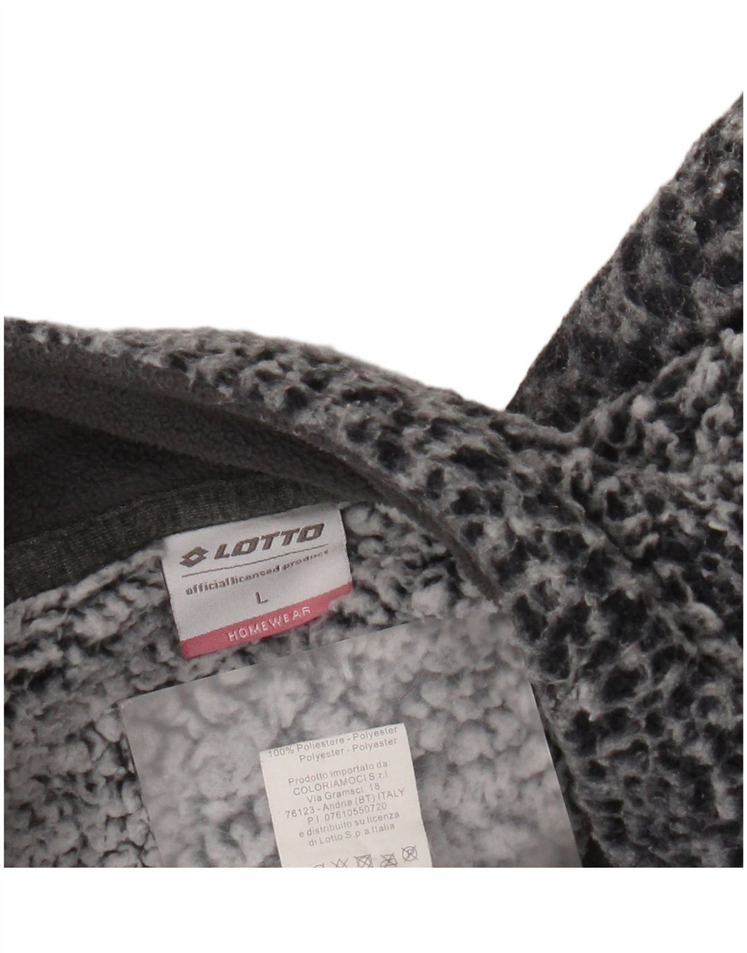 Lotto Γυναικείο Fleece Jacket UK 16 Large Grey Polyester