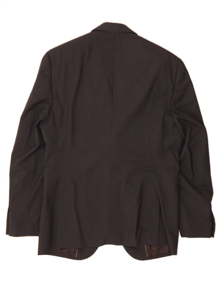 MASSIMO DUTTI Mens 2 Button Blazer Jacket EU 48 Medium Grey Acetate Vintage Massimo Dutti and Second-Hand Massimo Dutti from Messina Hembry 