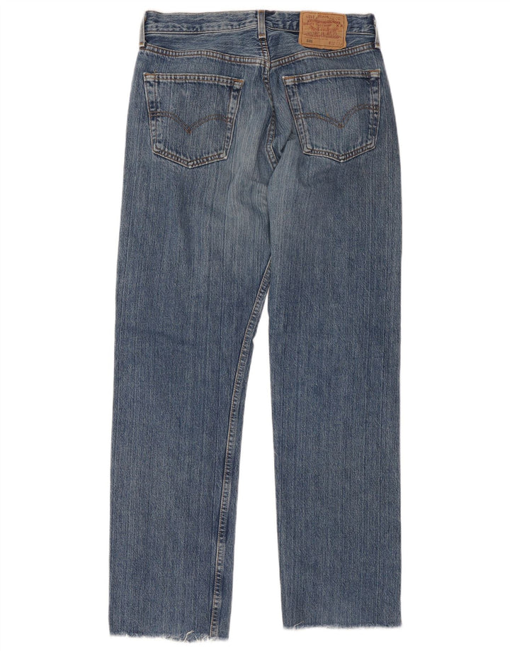 Levi's Mens 501 Straight Jeans W32 L34 Blue
