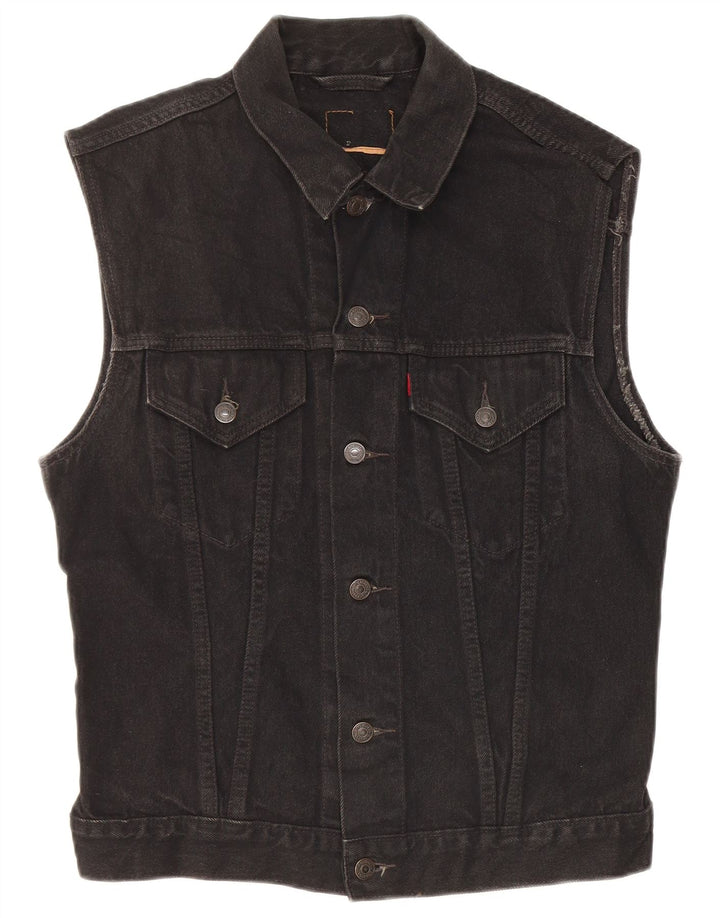 Ανδρικό τζιν Levi's Gilet UK 38 Medium Black Cotton