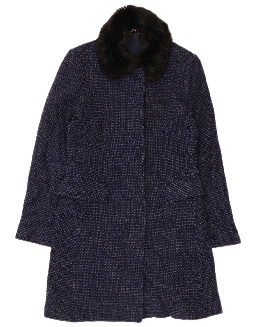 Γυναικείο πανωφόρι Jigsaw UK 8 Small Navy Blue Flecked