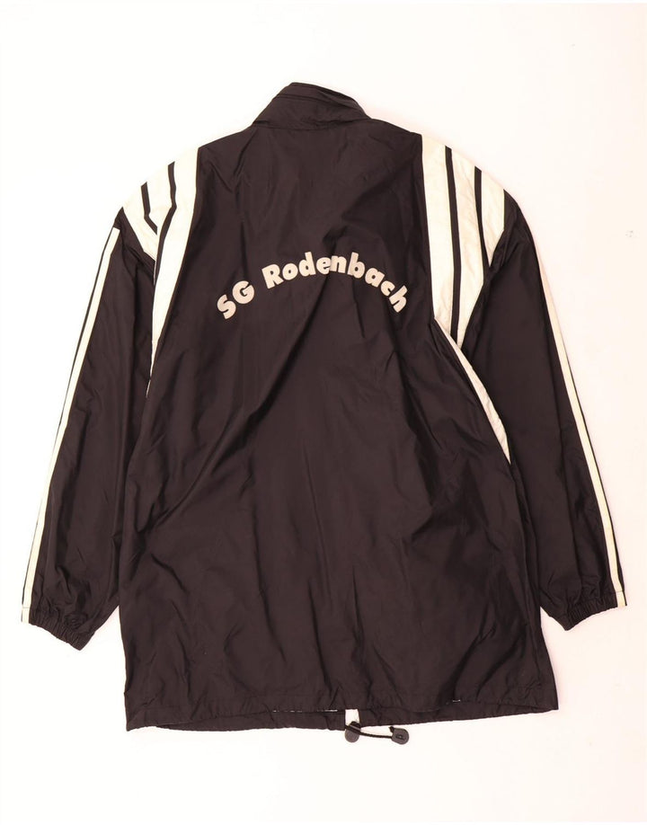 Adidas Ανδρικό μπουφάν βροχής UK 40/42 Medium Black Colorblock Nylon