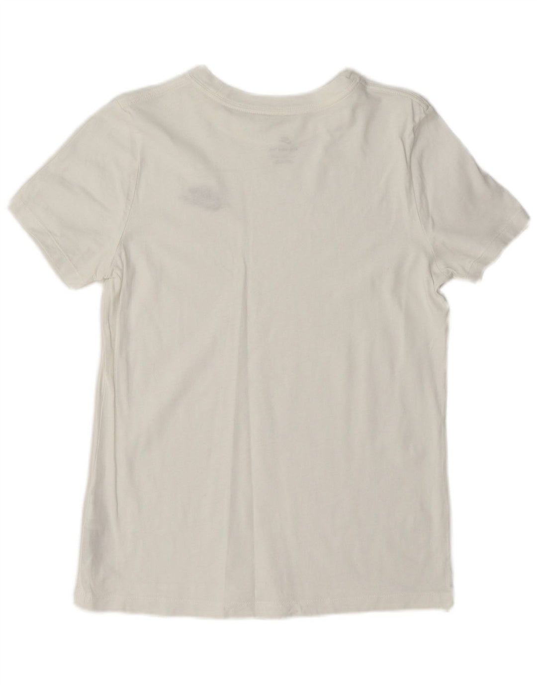 Γυναικείο T-Shirt Nike τοπ βρετανικό 10 μικρό λευκό βαμβακερό