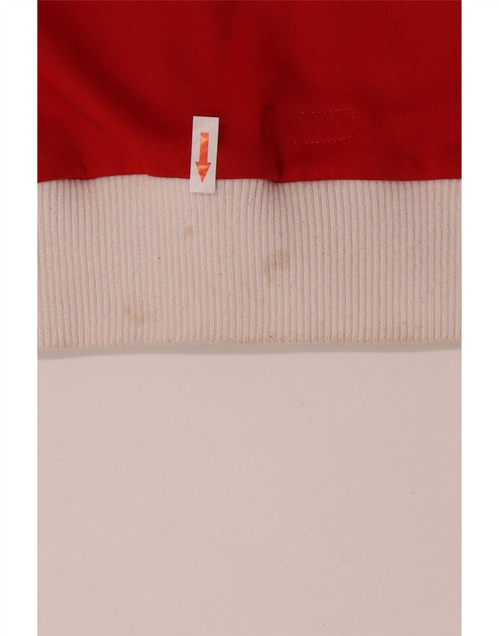 Γυναικεία ρετρό αθλητική φόρμα Puma Top Jacket UK 14 Medium Red Colourblock