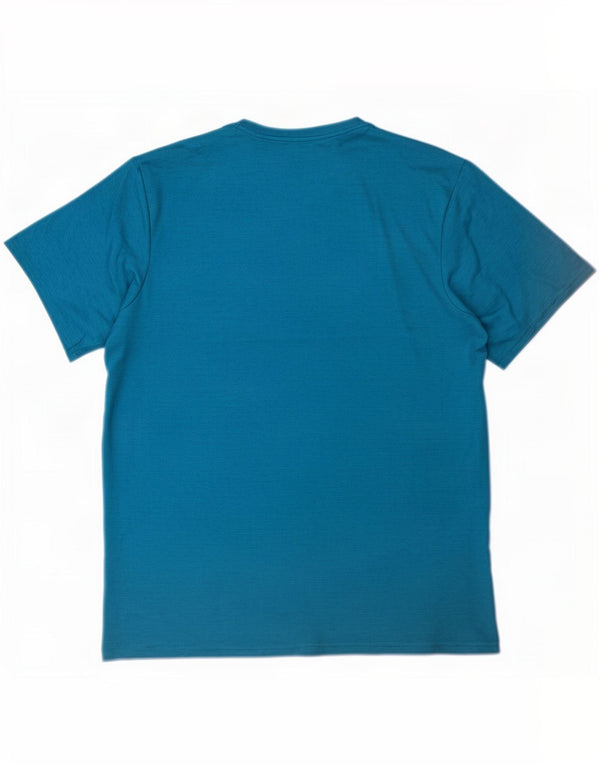 Μπλουζάκι Nike Mens Dri Fit Standard με γραφικά T-shirt XL Blue Colourblock