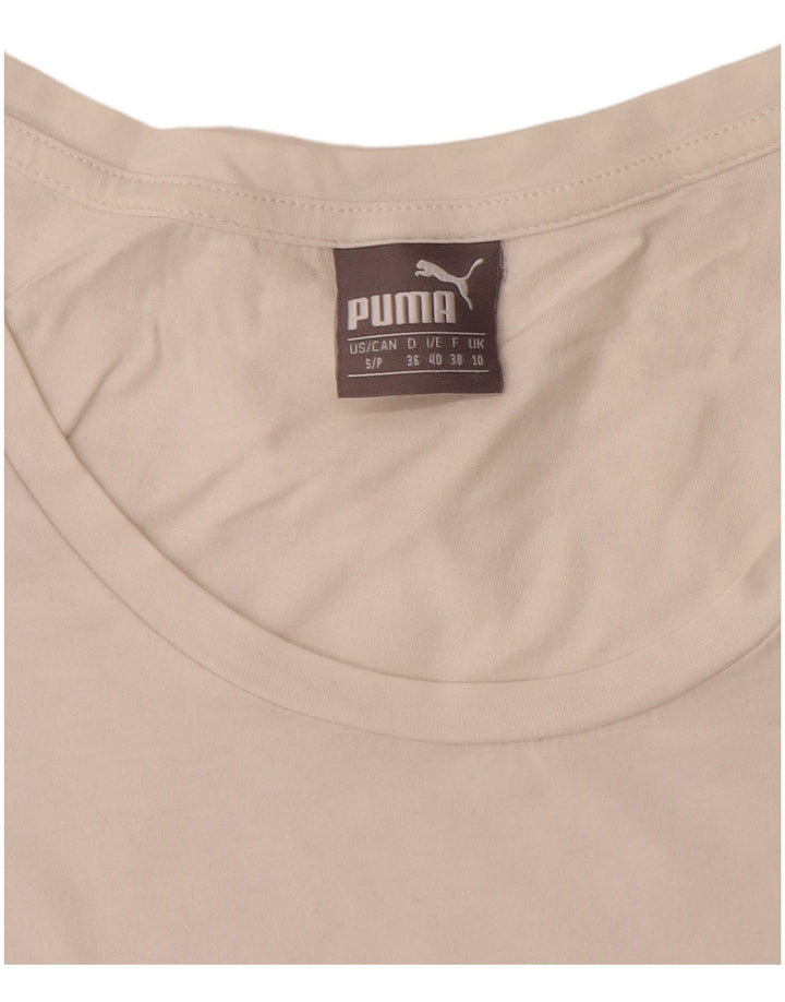 Puma Γυναικείο T-Shirt Top UK 10 Small White