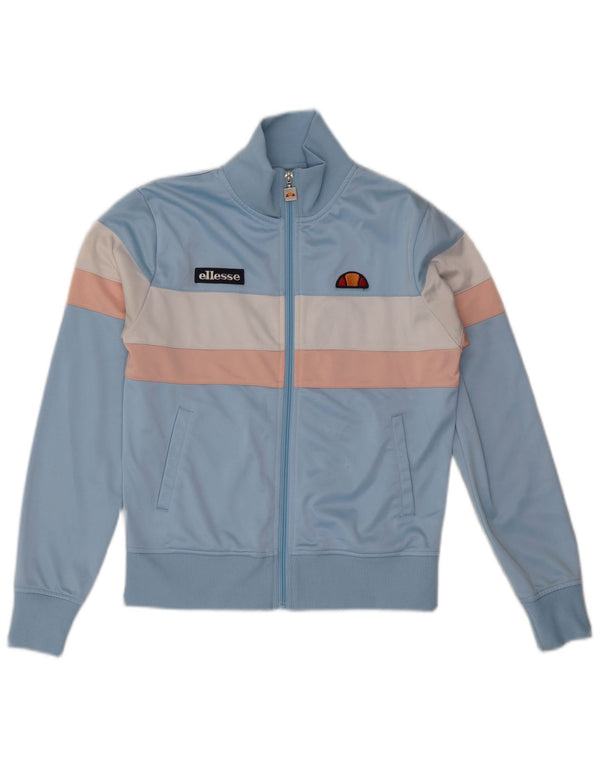 Γυναικεία αθλητική φόρμα ELLESSE Top Jacket UK 10 Small Blue Colourblock Polyester