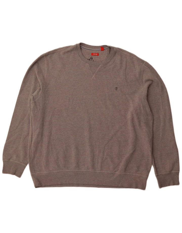 Ανδρικό φούτερ Izod Jumper 2XL Γκρι βαμβακερό
