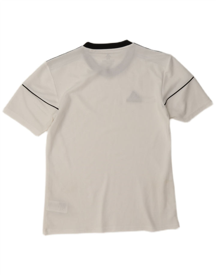 Ανδρικό T-Shirt Climalite Adidas Top XS White Colourblock Polyester