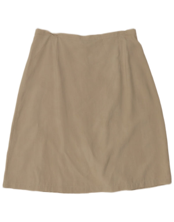 Blunauta Γυναικεία φούστα σε γραμμή Α IT 40 Small W28 Beige Silk