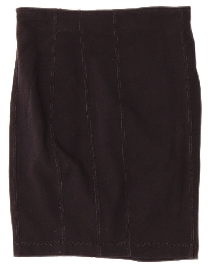 MARELLA Womens Tricot Pencil Skirt Medium W28  Black