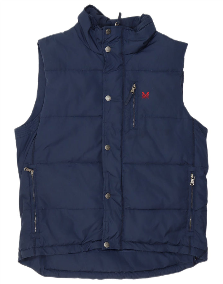 ΕΝΔΥΜΑΤΑ ΠΛΗΡΩΜΑΤΟΣ Ανδρικά padded Gilet UK 38 Medium Navy Blue Polyester