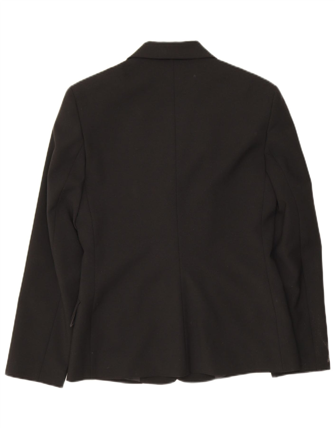 Benetton Γυναικείο Μπουφάν Blazer 3 Κουμπιών IT 42 Μεσαίο Μαύρο Πολυεστέρας