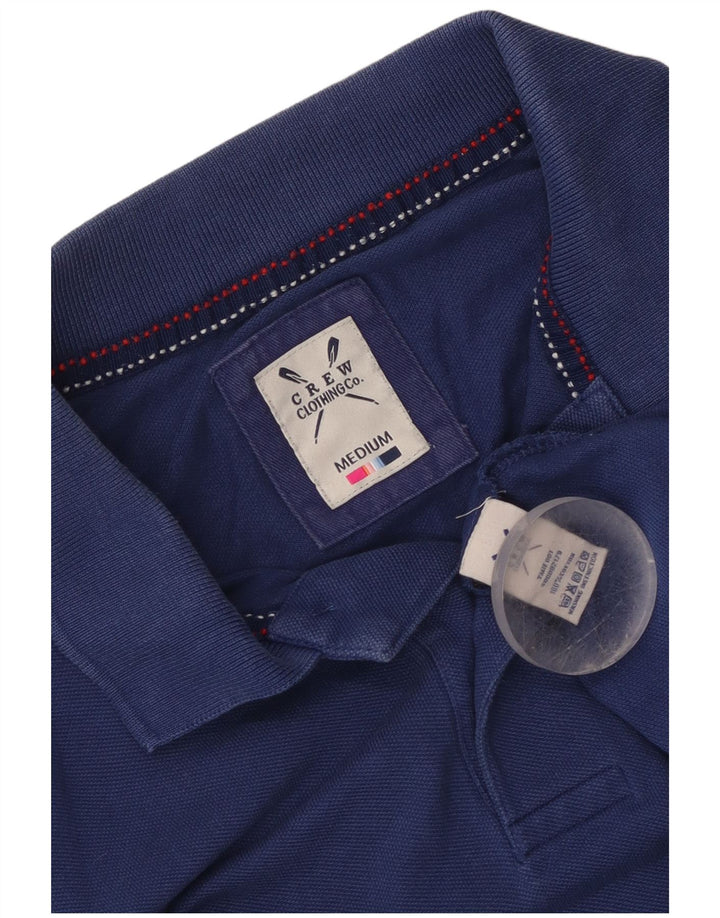 Ανδρικό Πόλο Μπλουζάκι Crew Clothing, μεσαίο μπλε βαμβακερό