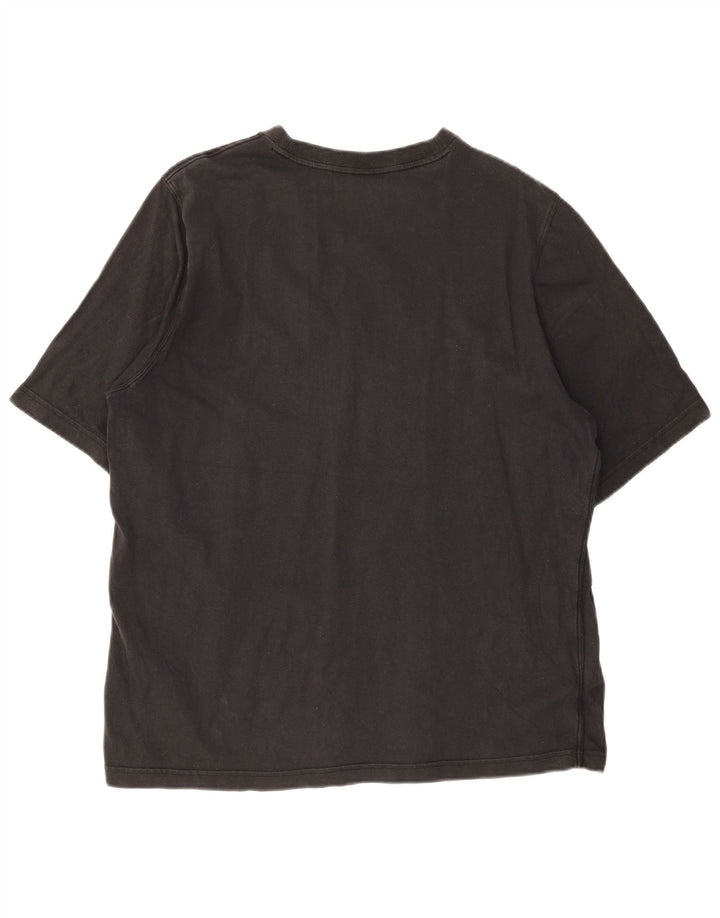 Ανδρικό γραφικό T-Shirt Adidas Top Μεσαίο μαύρο βαμβακερό