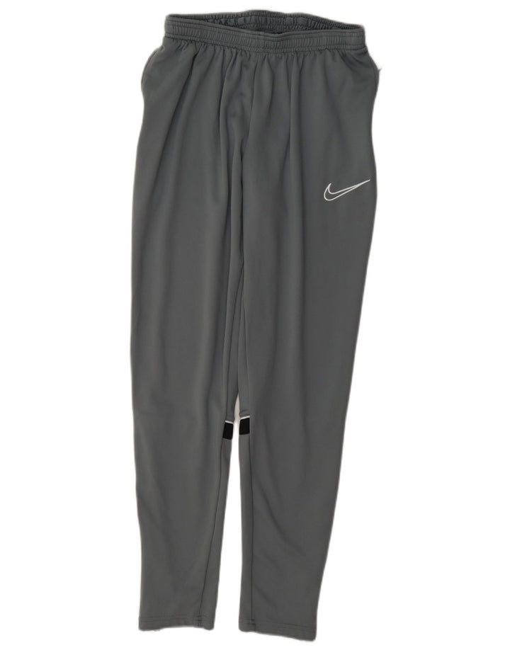 Ανδρικές φόρμες Nike Dri Fit Παντελόνια μεσαίου γκρι χρώματος πολυεστέρας