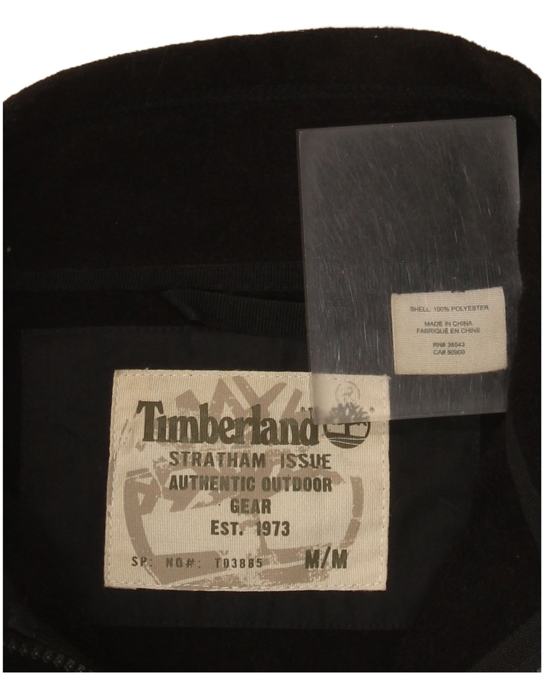 Ανδρικό μπουφάν Timberland Fleece UK 38 Medium Black Polyester