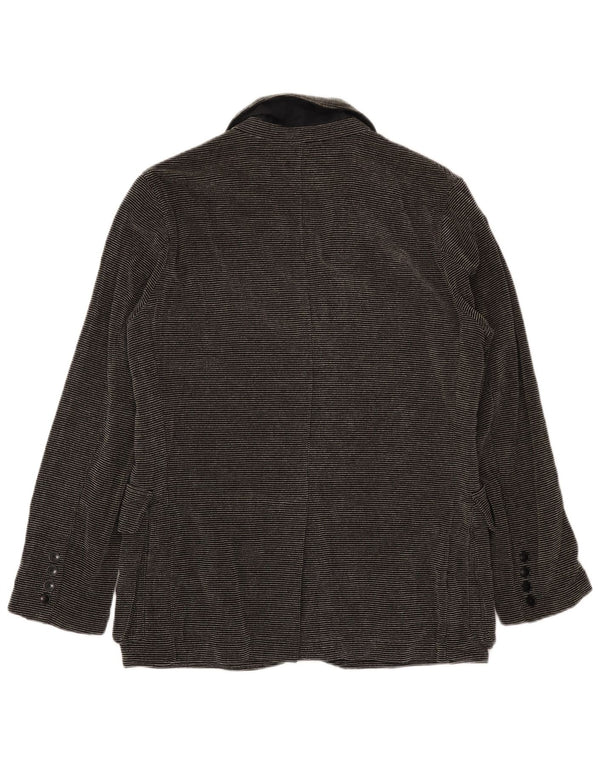 Kandis & Kandis Mann Ανδρικό σακάκι UK 38 Medium Black Pinstripe