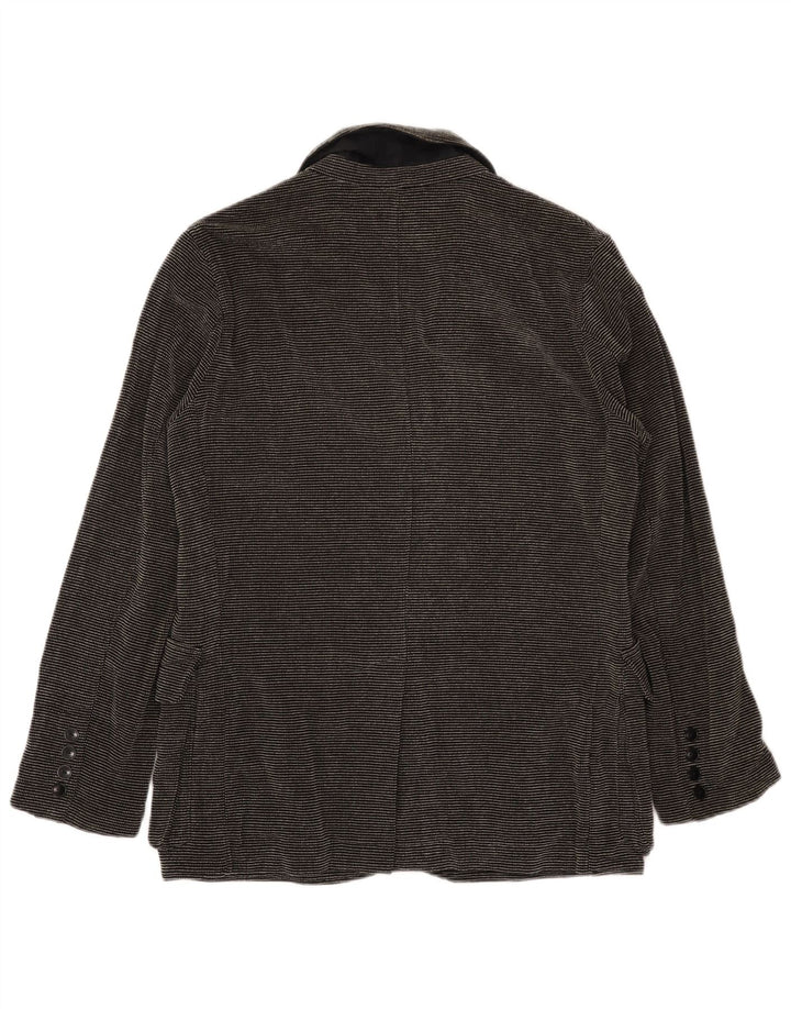 Kandis & Kandis Mann Ανδρικό σακάκι UK 38 Medium Black Pinstripe