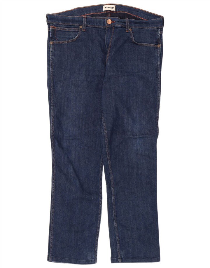 Ανδρικό τζιν Wrangler ίσιο W38 L29 Μπλε