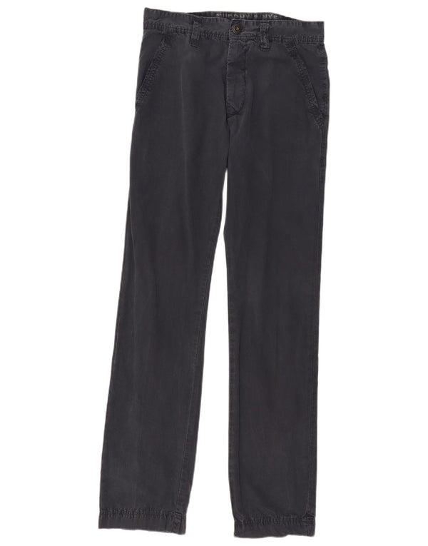 Ανδρικό ίσιο παντελόνι Chino Murphy & Nye W31 L33 Navy Blue Cotton
