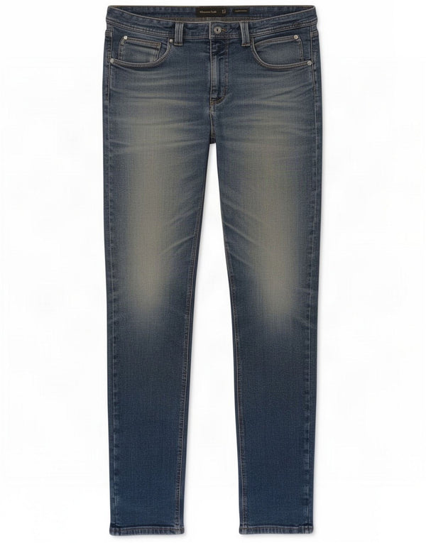 Massimo Dutti Mens Distressed Slim Jeans EU 44 Large W34 L34 Blue