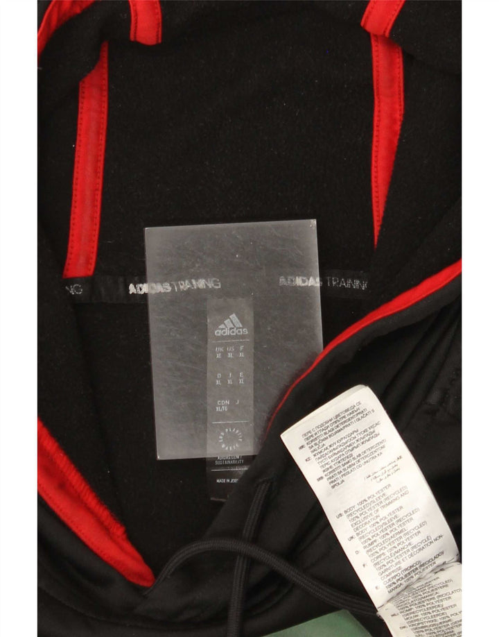 Adidas Ανδρικό γραφικό κουκούλα Jumper XL Μαύρο πολυεστέρα