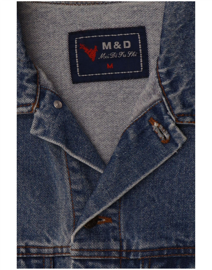 Vintage Ανδρικό Τζιν Μπουφάν UK 38 Medium Blue