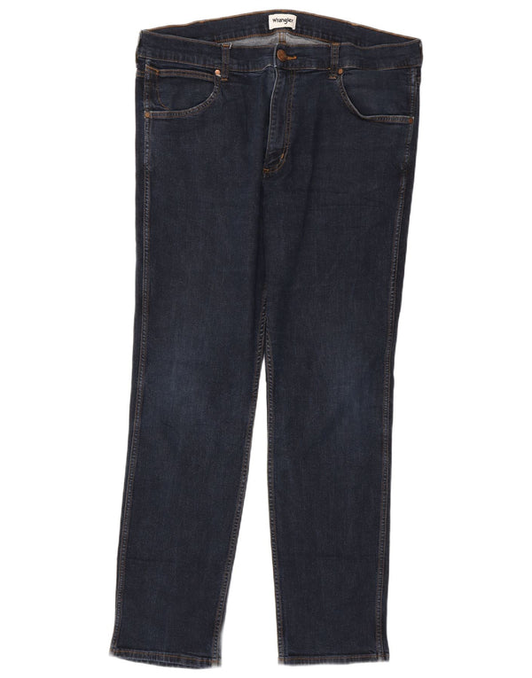 Ανδρικό τζιν Wrangler Greensboro Straight W40 L34 Navy Blue Cotton