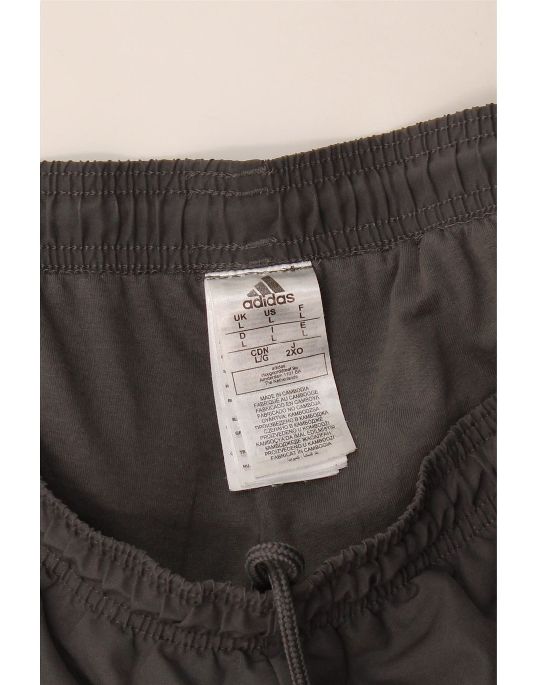 Ανδρική φόρμα ADIDAS Παντελόνι Joggers Μεγάλο Γκρι Πολυεστέρας