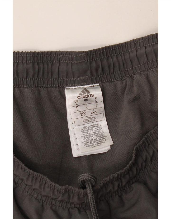 Ανδρική φόρμα ADIDAS Παντελόνι Joggers Μεγάλο Γκρι Πολυεστέρας