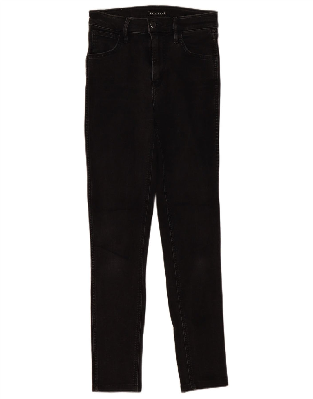 LEVI'S Γυναικείο Skinny Jeans W26 L28 Μαύρο βαμβακερό