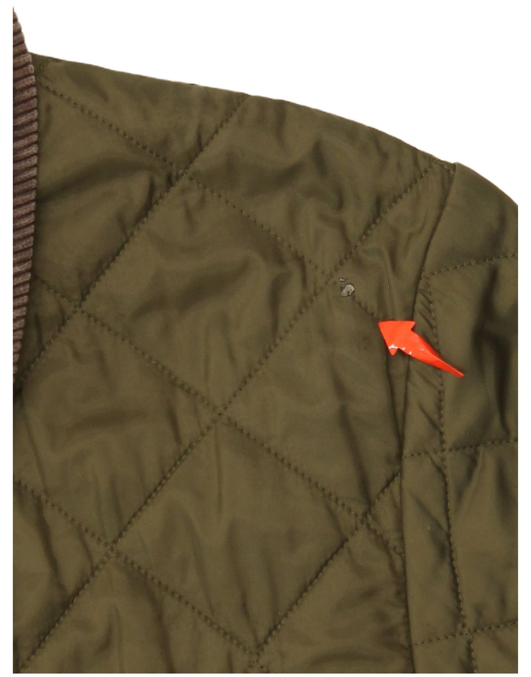 Ανδρικό καπιτονέ μπουφάν BARBOUR UK 40 Large Khaki Polyamide