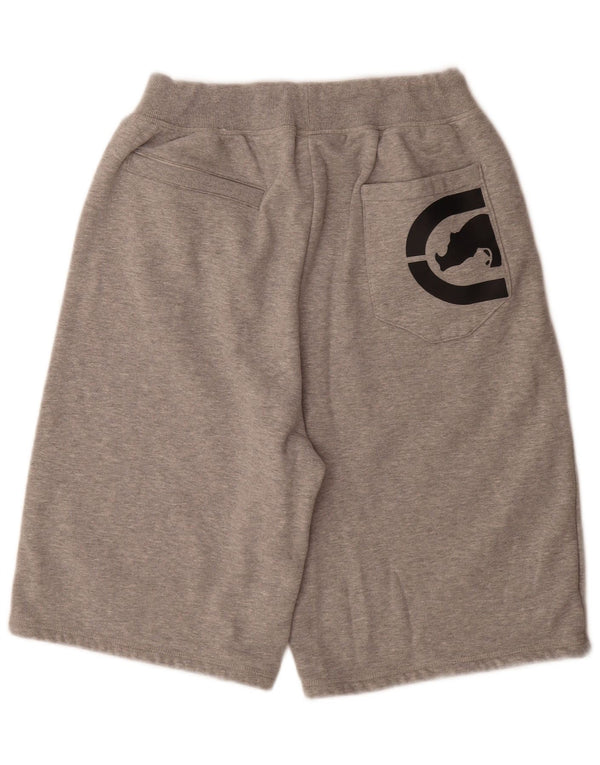 Ecko Unltd Γυναικεία γραφικά αθλητικά σορτς UK 22 3XL Γκρι βαμβακερά