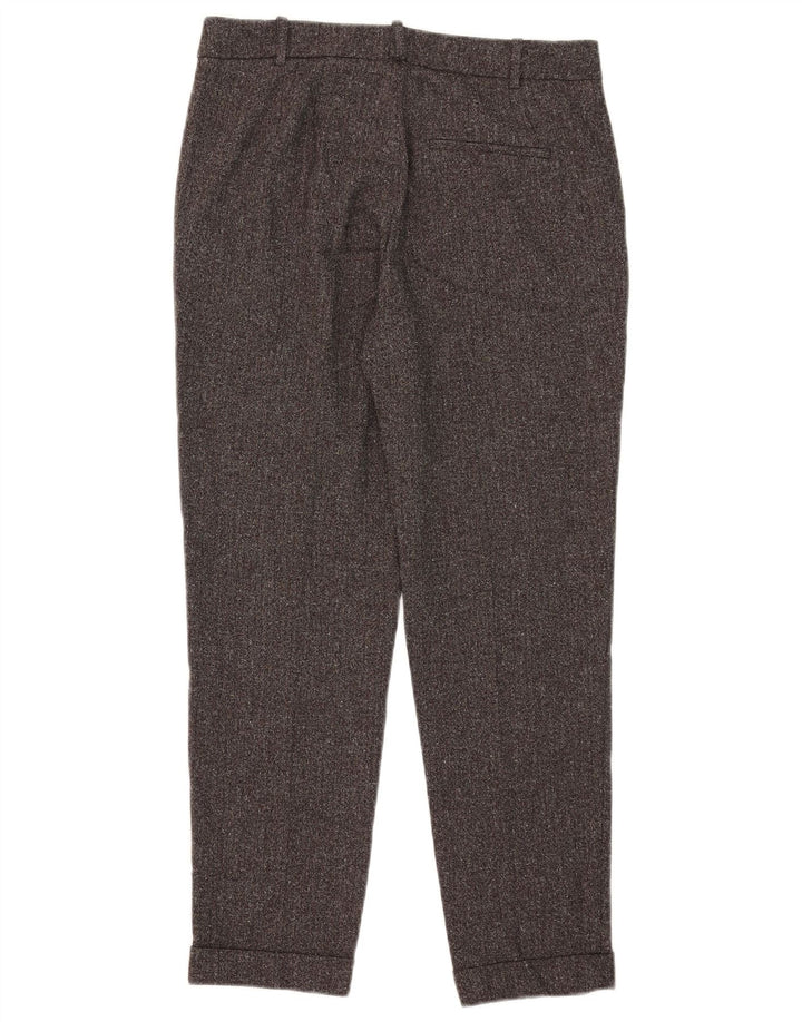 Zara Γυναικείο Slim Suit Παντελόνι Medium W28 L27 Brown Flecked