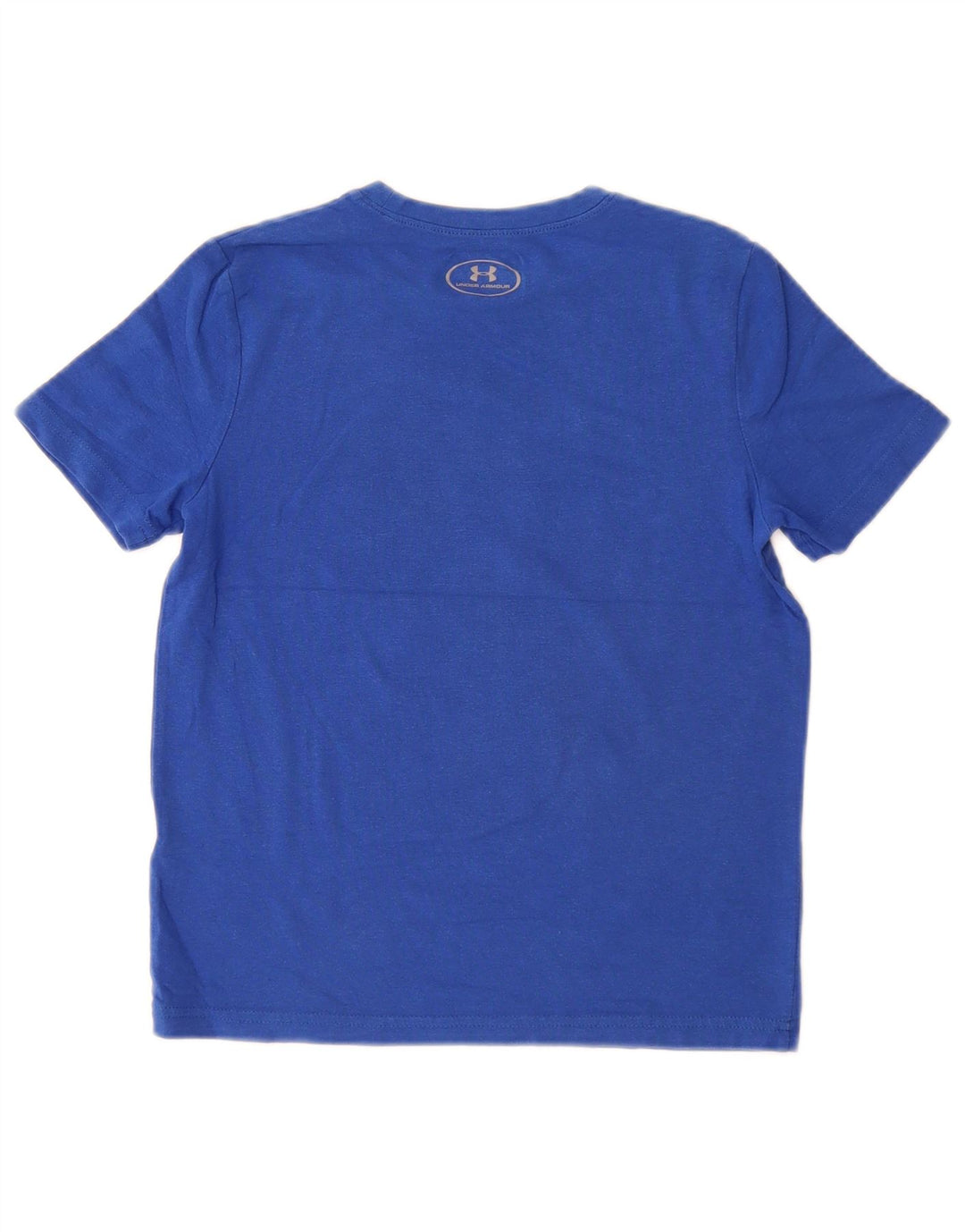 Γραφικό μπλουζάκι UNDER Armor Boys Heat Gear Top 7-8 ετών Small Blue