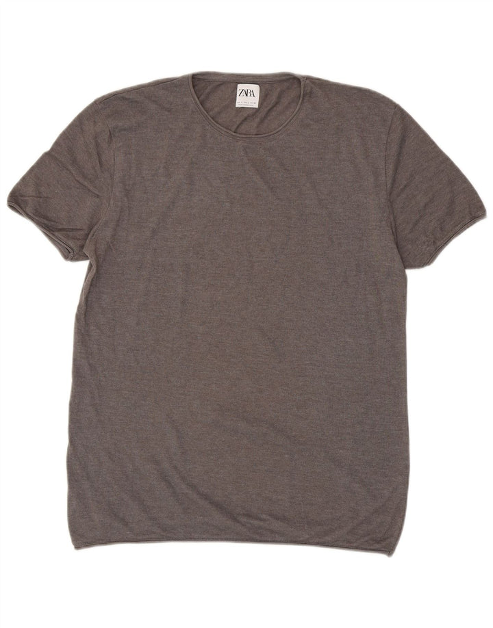 Ανδρικό T-Shirt Zara Top Large Grey