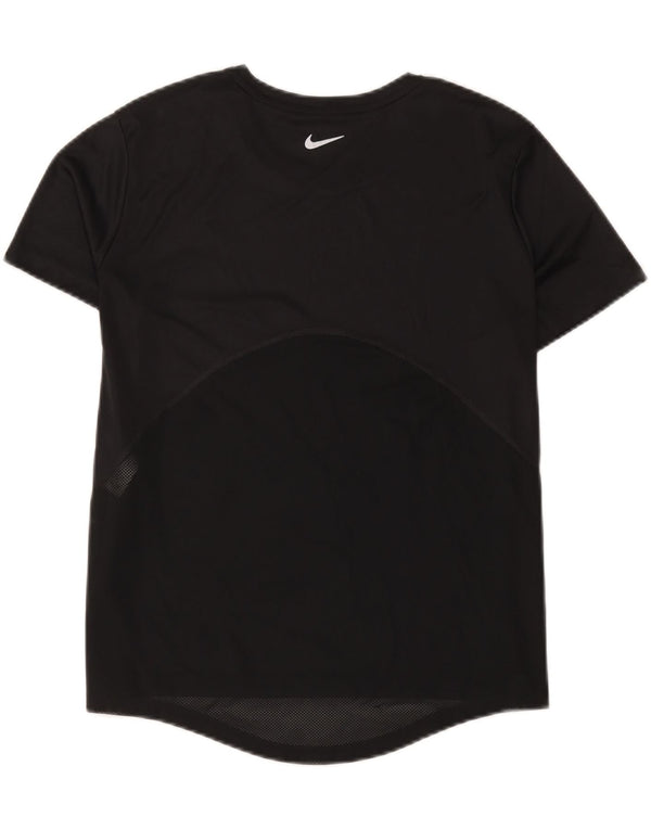 Γυναικείο T-shirt Nike Dri Fit Top UK 14 Medium Black Polyester