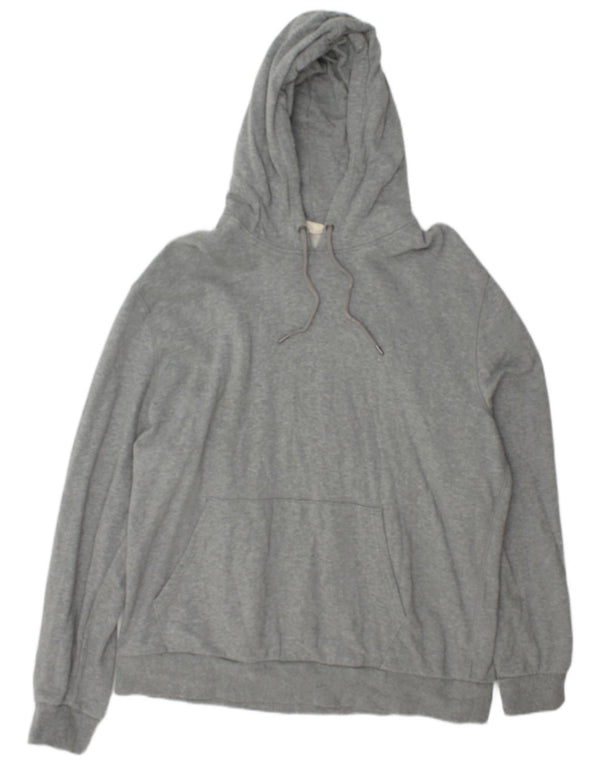 Marks & Spencer Mens Hoodie Jumper 2XL Grey Cotton