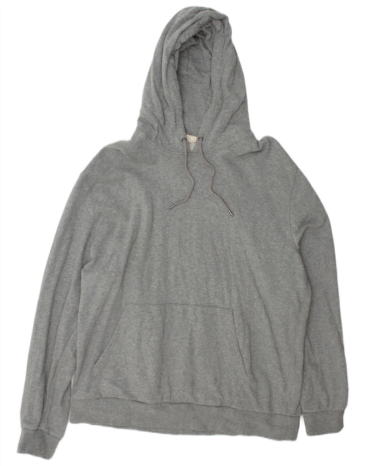 Marks & Spencer Ανδρικό Hoodie Jumper 2XL Γκρι βαμβακερό