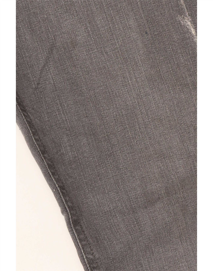 Guess Ανδρικό Ταλαιπωρημένο Slim Τζιν W31 L33 Γκρι Βαμβακερό