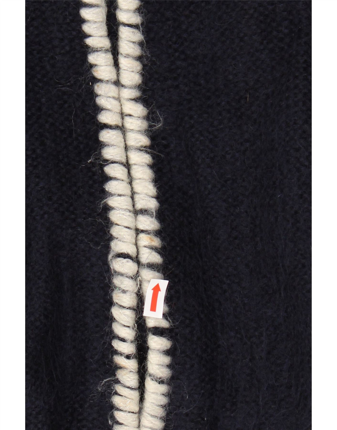 VINTAGE Γυναικείο μανίκι 1/2 Bolero Jumper UK 16 Large Navy Blue Floral