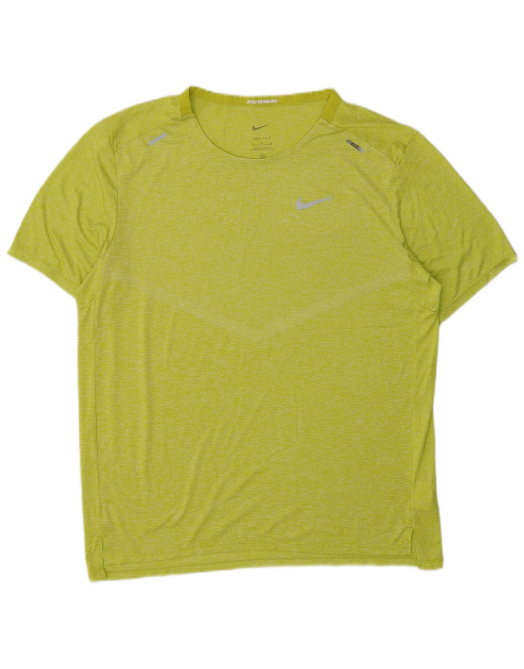 Ανδρικό μπλουζάκι για τρέξιμο Nike Top Sports από μεσαίο πράσινο πολυεστέρα
