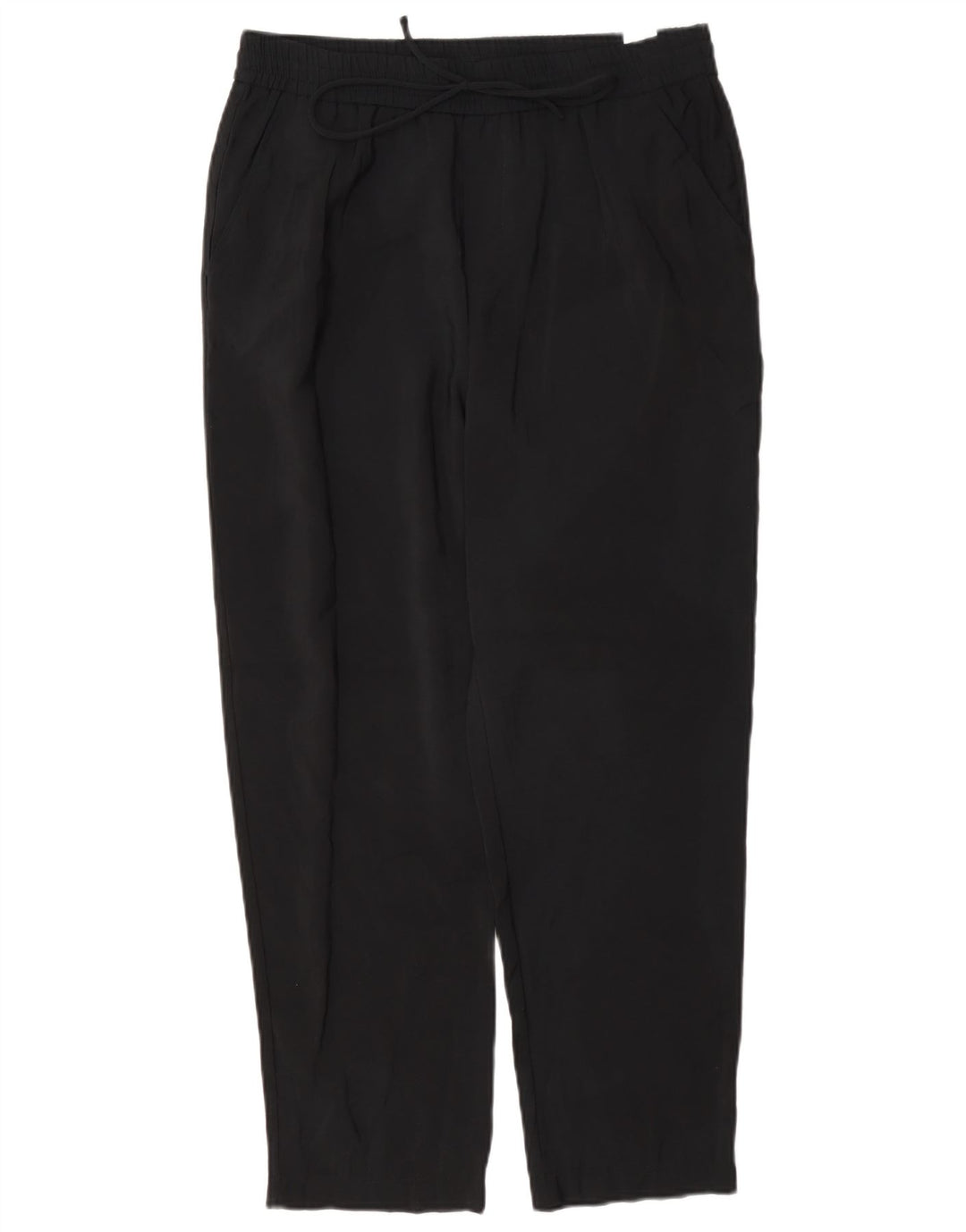 Zara Γυναικείο Slim Cropped Παντελόνι Medium W28 L25 Black Modal