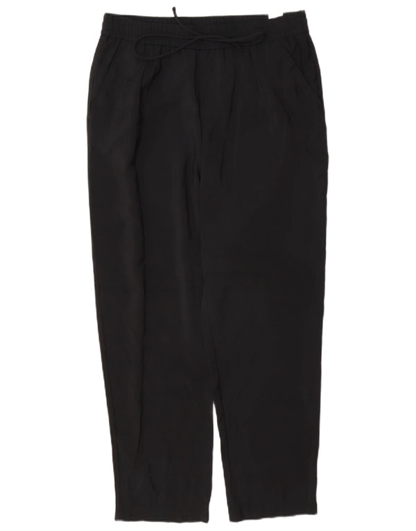 Zara Γυναικείο Slim Cropped Παντελόνι Medium W28 L25 Black Modal
