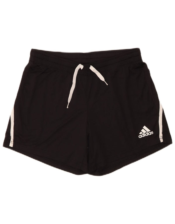 Adidas Γυναικείο Σορτς Aeroready Αθλητικό UK 12/14 Μεσαίο Μαύρο