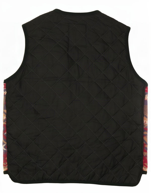 Master Mens Fleece Gilet UK 42 XL Πολύχρωμο Fair Isle